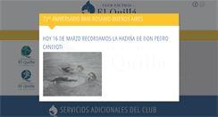 Desktop Screenshot of clubquilla.com.ar